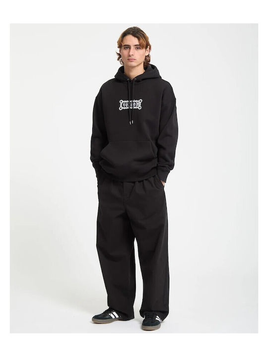 Sweatshirt mit Kapuze Schwarz