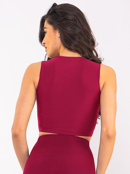 Women's Sports Bra without Padding Wine