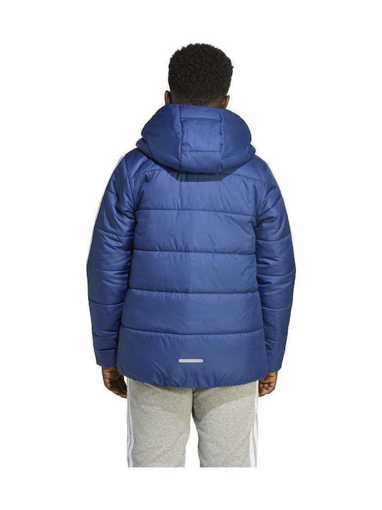 Padded Waterproof Kids Sports Jacket Windproof with Lining Blue