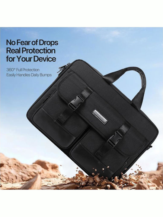Dux Ducis Τσάντα για Laptop σε Μαύρο χρώμα