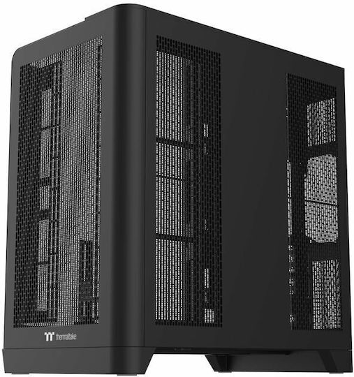 Thermaltake View 390 Air Gaming Midi Tower Κουτί Υπολογιστή με Πλαϊνό Παράθυρο Μαύρο
