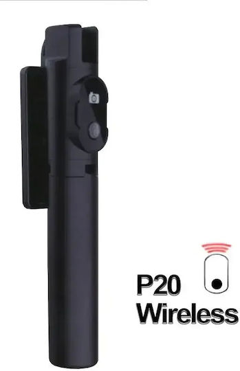Bakeey P20 Selfie Stick με Bluetooth Μαύρο