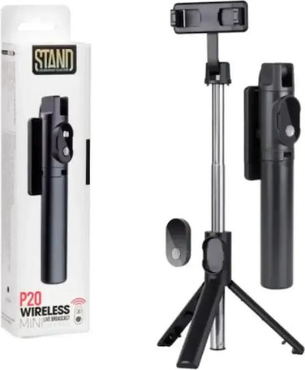 Bakeey P20 Selfie Stick με Bluetooth Μαύρο