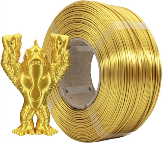 Azurefilm PLA 3D Printer Filament 1.75mm Silk Gold 1kg
