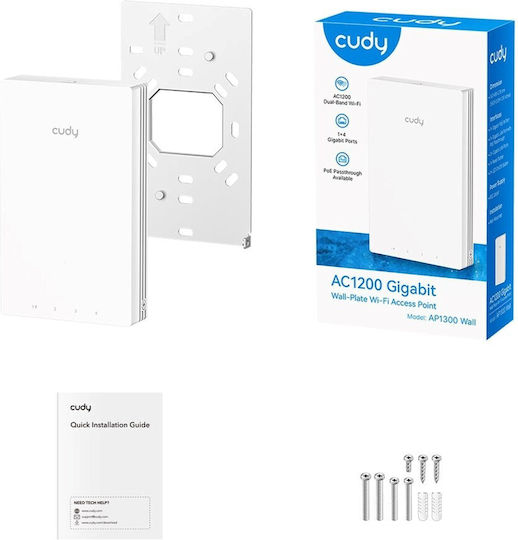 Cudy AP1300 Wand v1 Zugangspunkt Wi‑Fi 4
