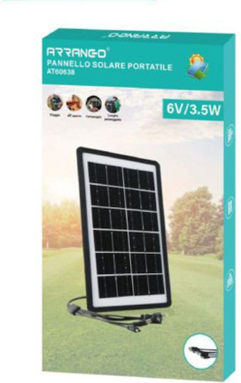 AT60638 Monokristallin Solarmodul 3.5W 6V 141x254x15mm