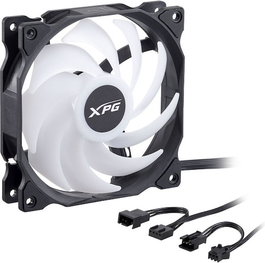 Adata VENTO120ARGBPWM-BKCWW Case Fans 120mm with ARGB Lighting