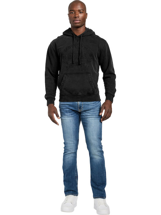 Sweatshirt with Hood Jet Black Multi