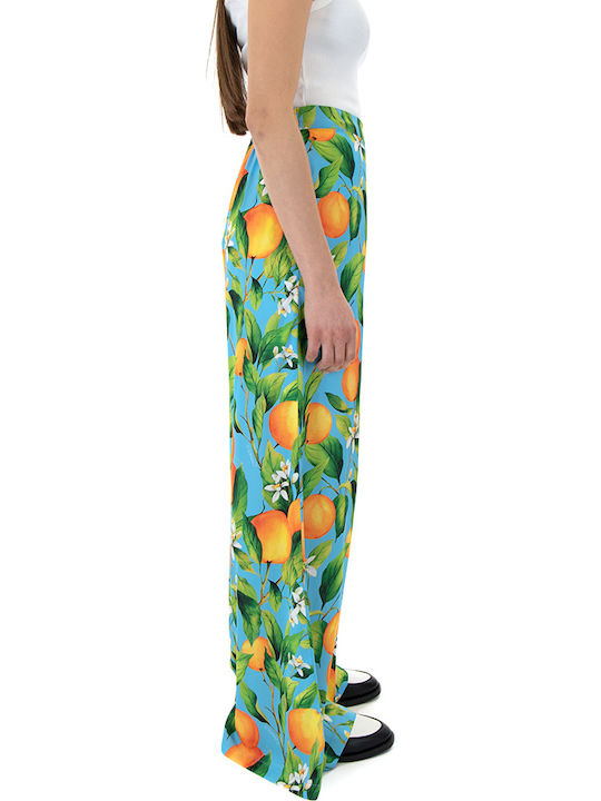 Damen Stoff Hose Multicolor