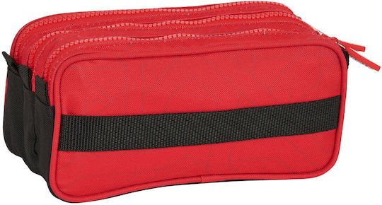 KitSound Federmäppchen Gefüllt Rot