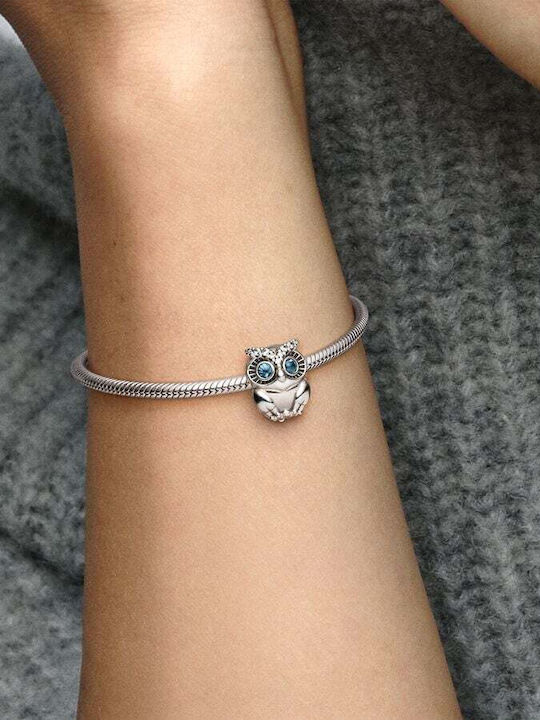 Pandora Κουκουβάγια Charm από Ασήμι Pandora Κουκουβάγια Charm από Ασήμι