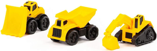 Camion Basculant Mini + Excavator Mini + Stingător de Incendii Mini + Încărcător Mini în Geantă