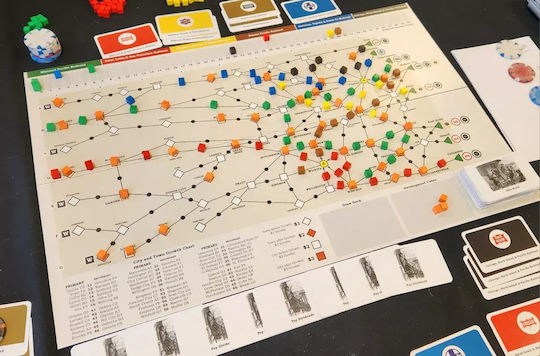 Настолна игра Prairie Railroads за 3-5 играчи 12+ години (EN) Rio Grande Games