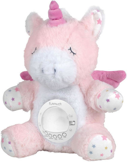 Plush Unicorn Luna Toys Projector Sound 24x24x33cm