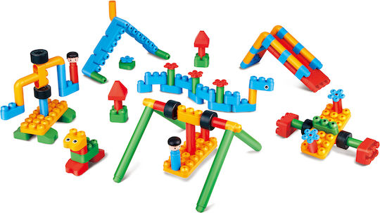 Hape Τουβλάκια PolyM Adventure Play Kit για 1.5-5 Ετών 110τμχ