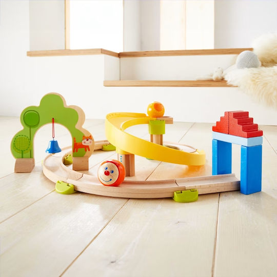 Haba Ball Toboggan Fröhliche Kugel aus Holz für 36++ Monate