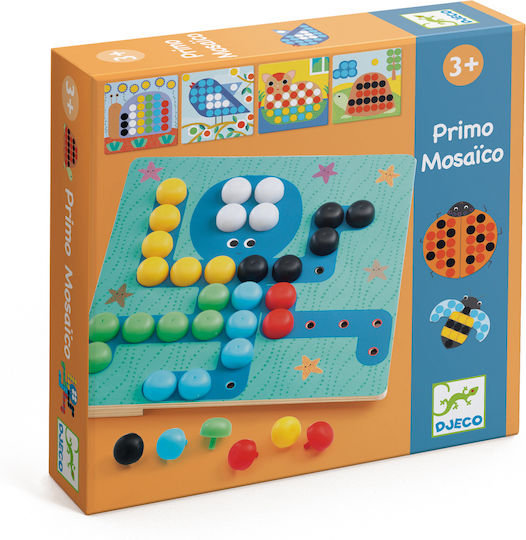 Djeco Mozaic cu dibluri Primo pentru copii de 3+ ani+ ani