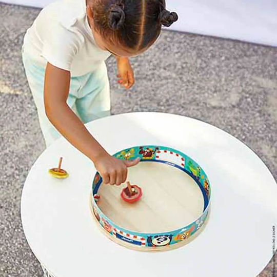 Janod Spinning Top made of Wood for 4++ Months