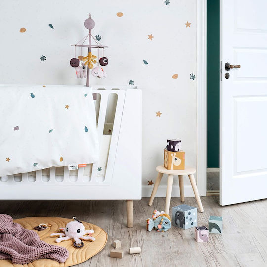 Done by Deer Stacking Toy Stacking Cubes made of Wood for 24++ Months