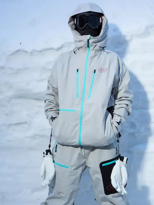 Thirty two I-008379-1050 Männer Jacke aus für Ski & Snowboard Gray