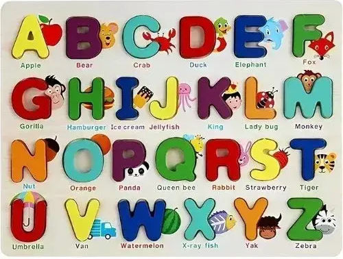 Ξύλινο Παιδικό Puzzle Σφηνώματα SDS