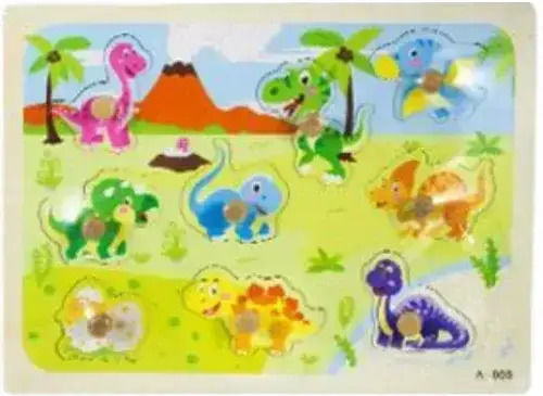Ξύλινο Παιδικό Puzzle (Διάφορα Σχέδια) 1τμχ SDS