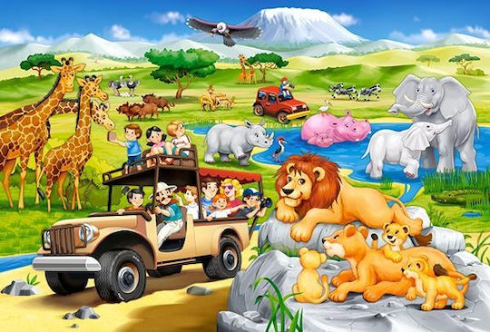Παιδικό Puzzle Safari Adventure για 4+ Ετών 40pcs Castorland