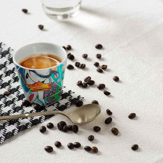 Egan Italy Donald Duck Κούπα από Πορσελάνη Πολύχρωμη 430ml