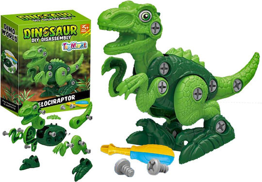 ToyMarkt Παιχνίδι Κατασκευών Πλαστικό Velociraptor για Παιδιά 3+ Ετών