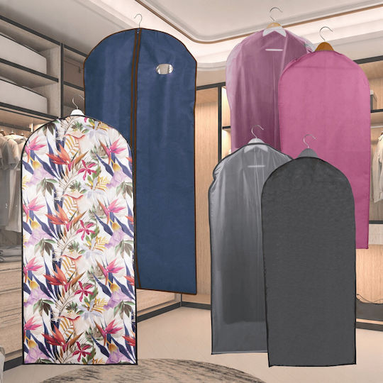 Ordinett Fabric Hanging Storage Case for Clothes / Coat / Suit in Blue Color 65x65cm 1pcs