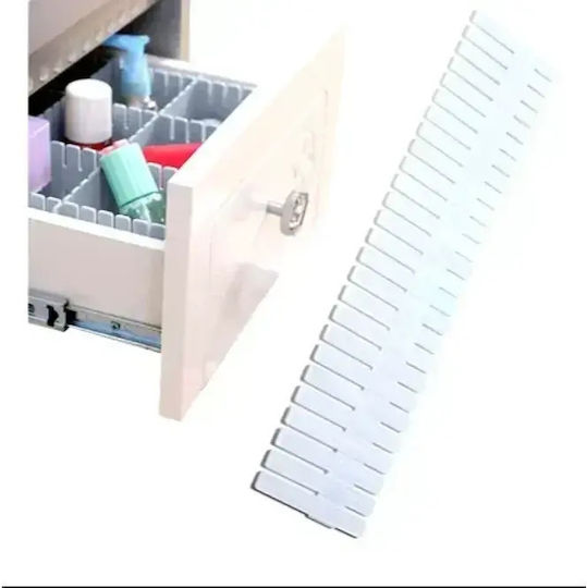 Tpster Πλαστικό Διαχωριστικό Συρταριών 44.5x13cm 2τμχ