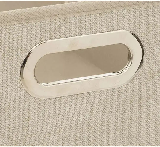 Tpster Stoff Aufbewahrungsbox für Kleidung in Beige Farbe 31x31x15cm 1Stück