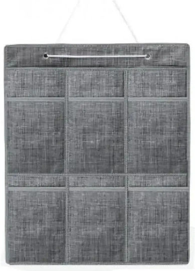 Tpster Fabric Hanging Storage Case for Underwear in Gray Color 59x36cm 1pcs