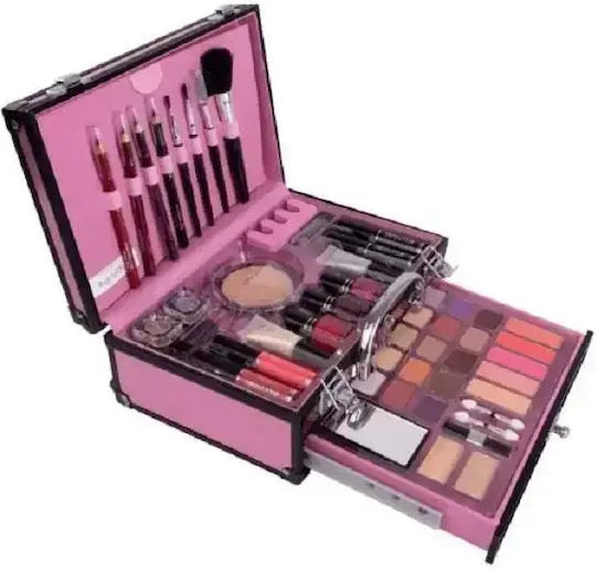 Set Machiaj Cosmetice Pensule Manichiură Oglindă Miss Young Mc1104