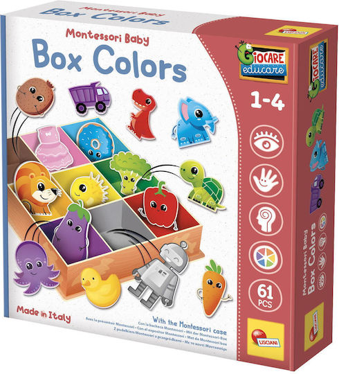 Lisciani Giochi Baby Box Χρώματα Montessori Εκπαιδευτικό Παιχνίδι Γνώσεων για 1-4 Ετών