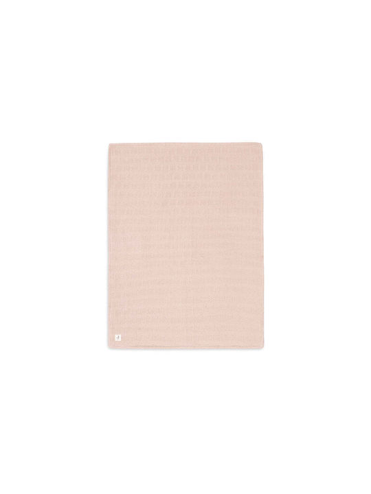 Jollein Одеяло Детски пелени за пелени Плетено Розов Wild Rose 100x75см.