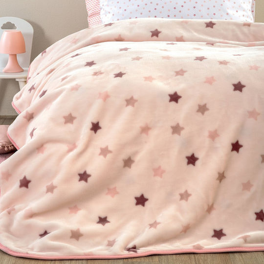 Palamaiki Blanket Cot Velvet Pink 110x140cm