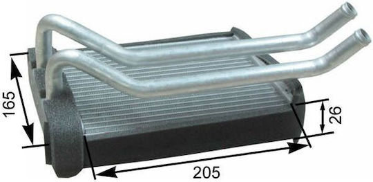 Heat Exchanger Cabin Heating Mahle Ah 174 000p