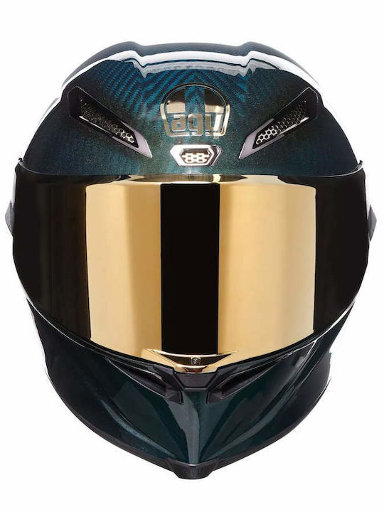 AGV Pista GP RR MPLK Acqua Motorcycle Helmet Full Face DOT / ECE 22.06 1450gr with Pinlock