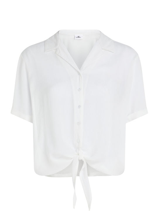 Women's Short Sleeve Shirt White