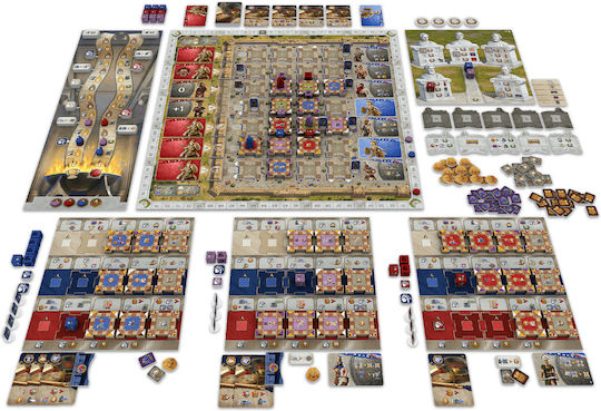 Board Game Thebai for 1-4 Players 14+ Years Old (EN) Board & Dice
