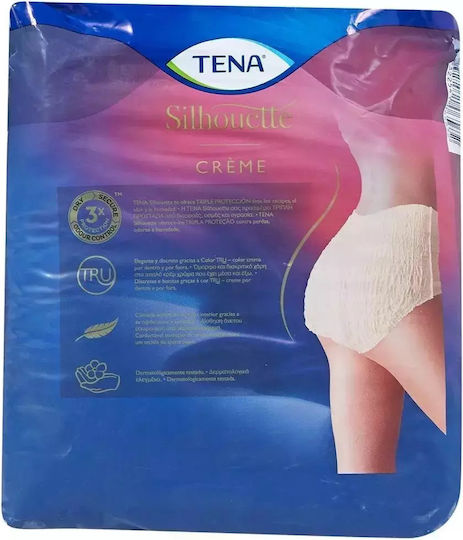 Tena Silhouette Πάνες Βρακάκι Ακράτειας Medium σε Μπεζ Χρώμα 9τμχ