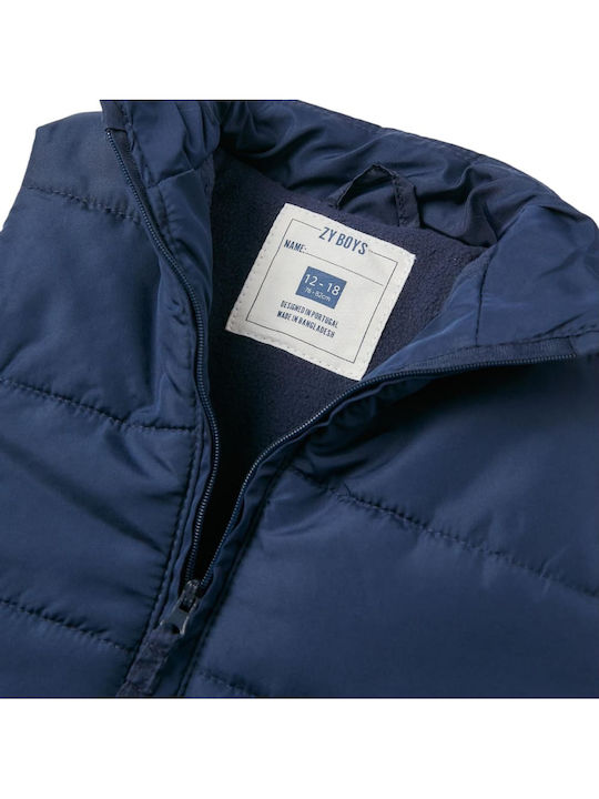 Παιδικό Casual Μπουφάν Αμάνικο Blue