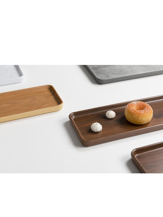 GTSA Serving Platter Rectangular Gray 35x12cm