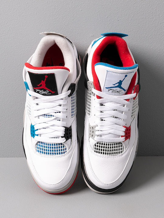Air  4 Retro Ανδρικά Μποτάκια Λευκά