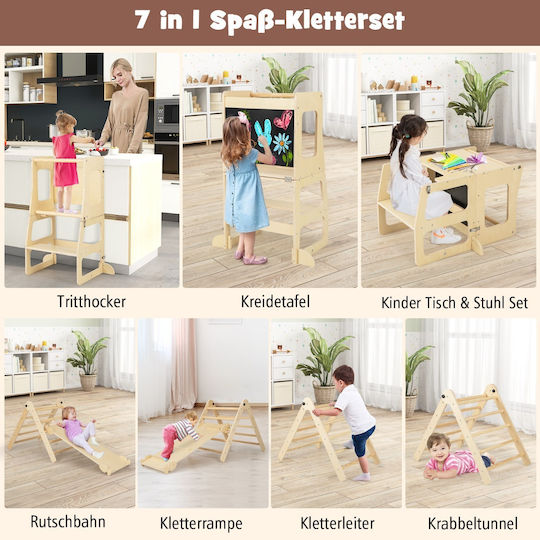 Lernturm aus Holz Costway
