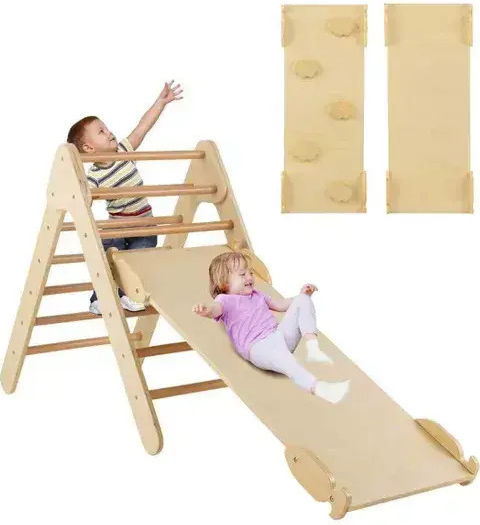 Costway Costway Holzturm Spielplatzspielzeug Mehrfarbig
