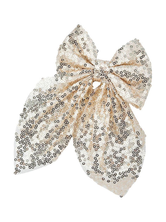 TakTakBaby Kids Hair Clips with Sparkling Sequins and Multicolour Bow Rubber Band