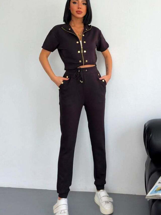 Sweatpants Set Black