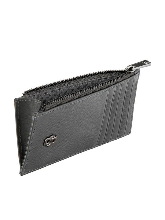Leather Men's Wallet Cards Gray